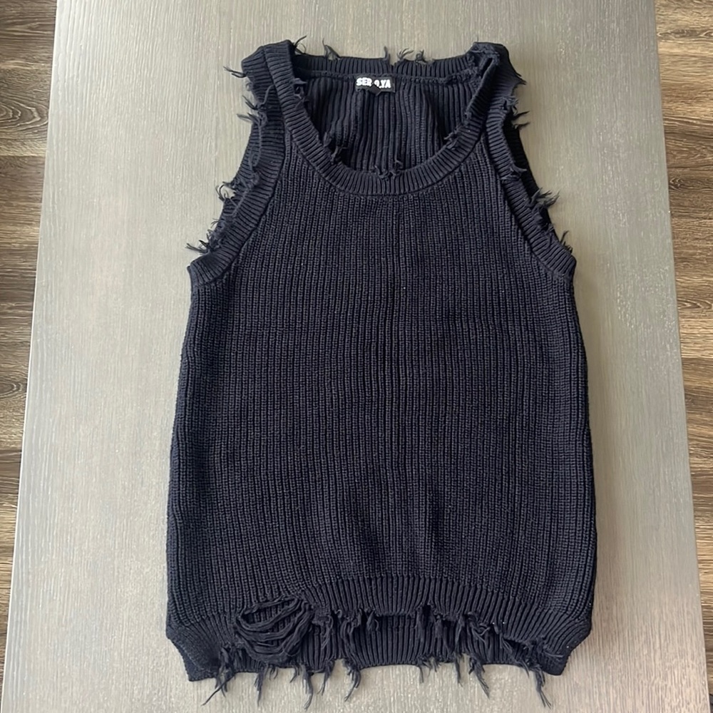 SER.O.YA YANNIS TANK - BLACK